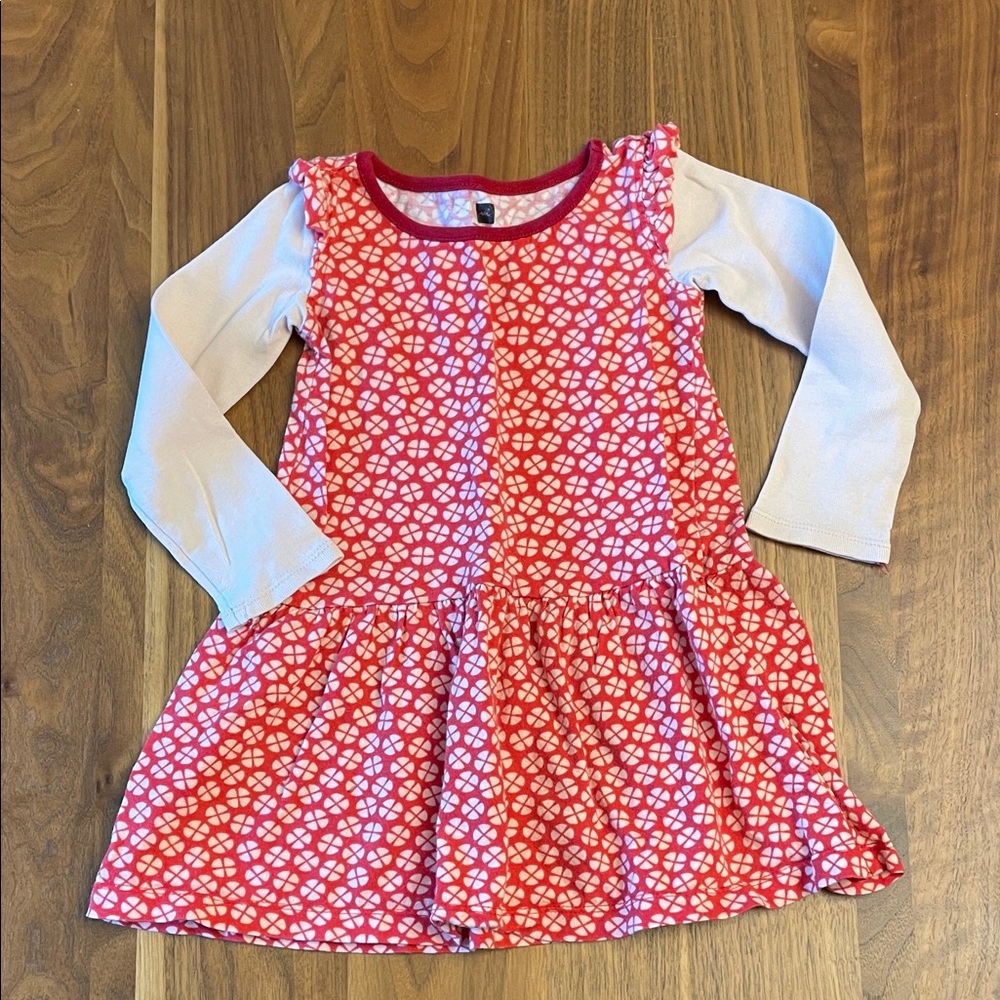 Red and Pink Kids Dress